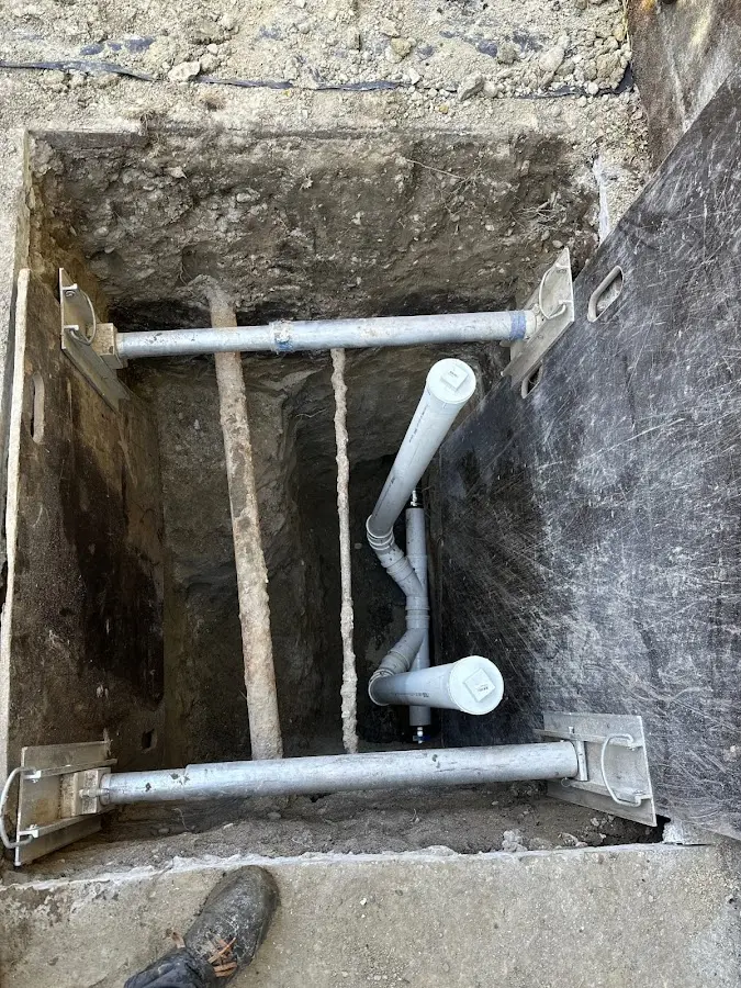 Experienced plumber completing Gas Line Repair work in Goshen